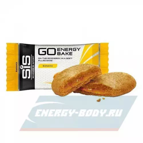 Батончик энергетический SCIENCE IN SPORT (SiS) GO Energy Bake Банан, 4 х 50 г