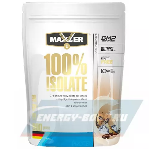  MAXLER 100% Isolate Ледяной кофе, 900 г