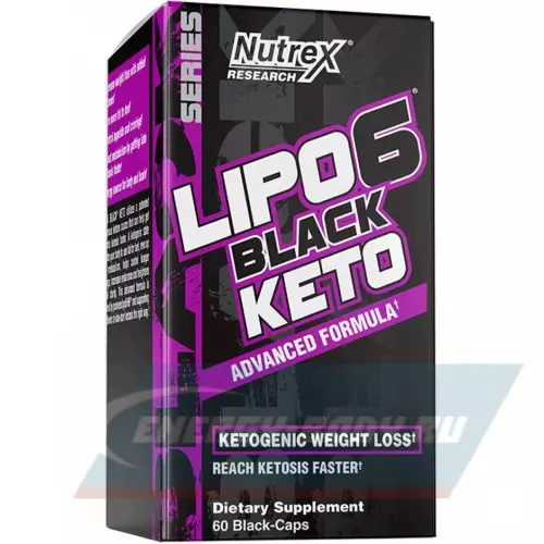  NUTREX Lipo-6 Black Keto 60 капсул