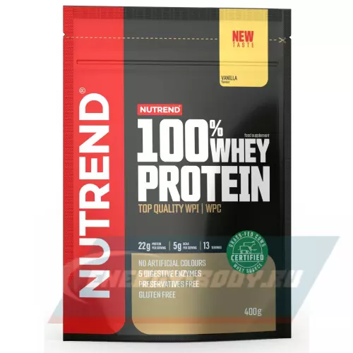  NUTREND 100% WHEY PROTEIN Ваниль, 400 г