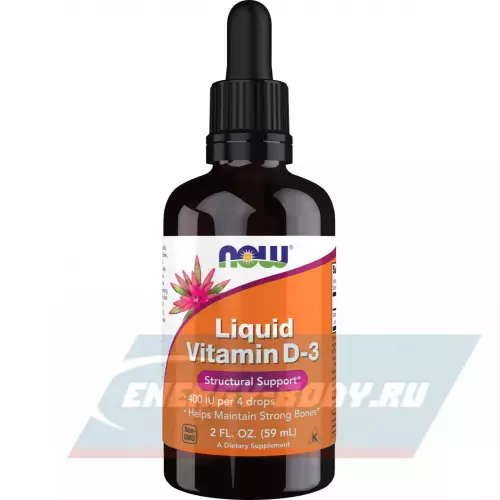  NOW FOODS Liquid Vitamin D-3 59 мл