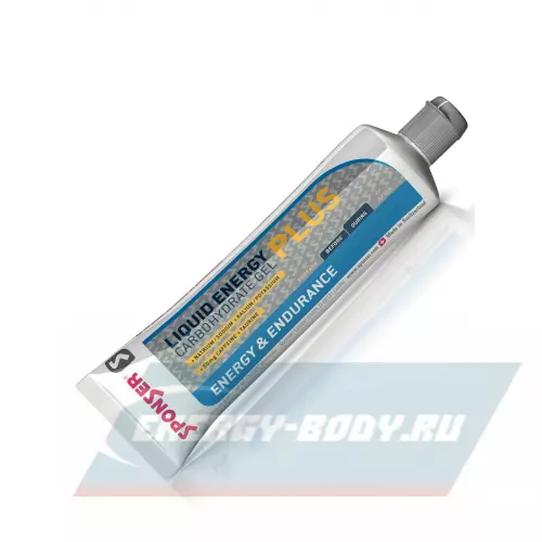 Энергетический гель SPONSER LIQUID ENERGY PLUS 50mg caffeine Карамель, 1 тюбик x 70 г