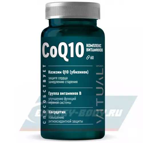  Vitual Laboratories CoQ10 / Контрол тайм Q 10 100% 60 капсул
