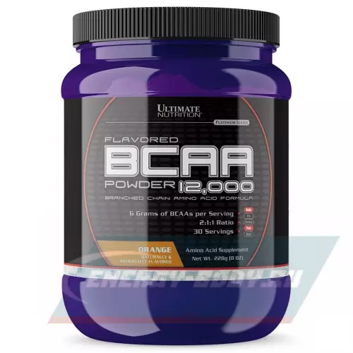 ВСАА Ultimate Nutrition BCAA 12000 Powder Апельсин, 228 г