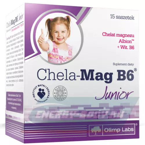  OLIMP Chela Mag B6 Junior Апельсин, 15 пакетиков