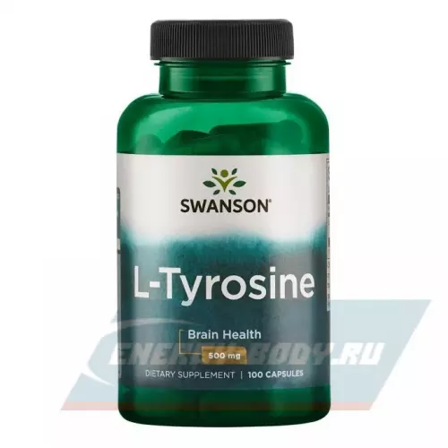 Аминокислотны Swanson L-Tyrosine Нейтральный, 100 капсул