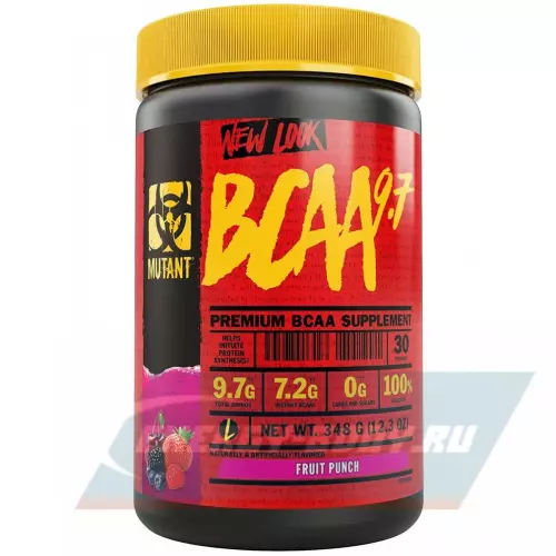 ВСАА Mutant Mutant BCAA 9.7 2:1:1 Фруктовый пунш, 348 г