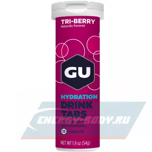  GU ENERGY GU HYDRATION DRINK TABS Лесные ягоды, 1 туба