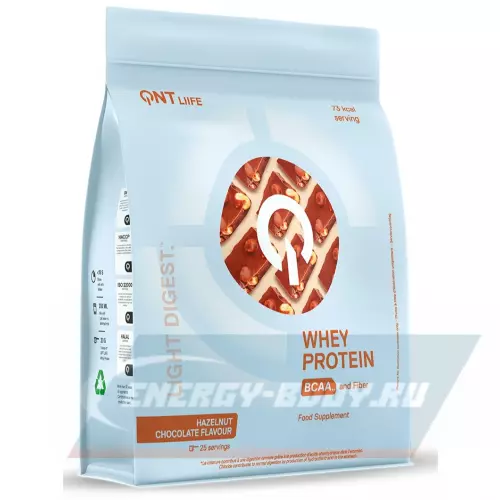  QNT LIGHT DIGEST WHEY PROTEIN Лесной орех - шоколад, 500 г