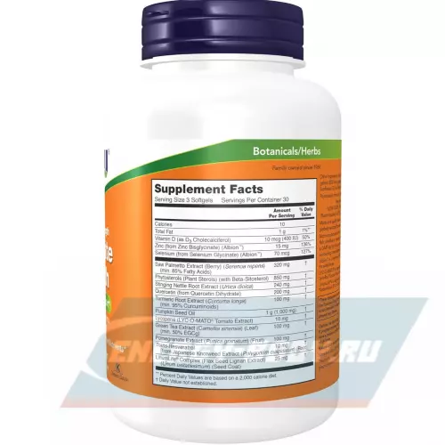  NOW FOODS Clinical Prostate Health 90 гелевых капсул