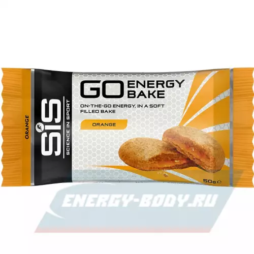 Батончик энергетический SCIENCE IN SPORT (SiS) GO Energy Bake Апельсин, 5 x 50 г