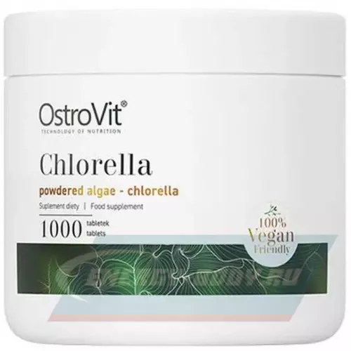  OstroVit Chlorella 1000 веган таблеток