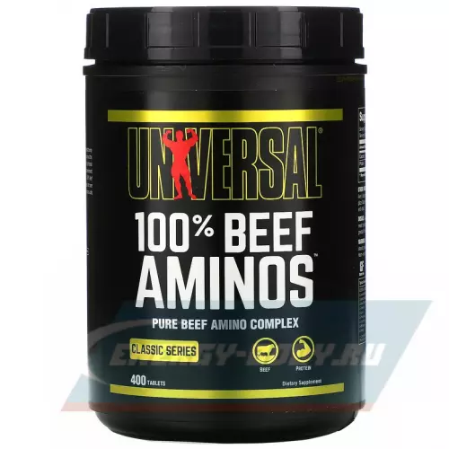 Аминокислотны UNIVERSAL NUTRITION 100% Beef Aminos 400 таблеток