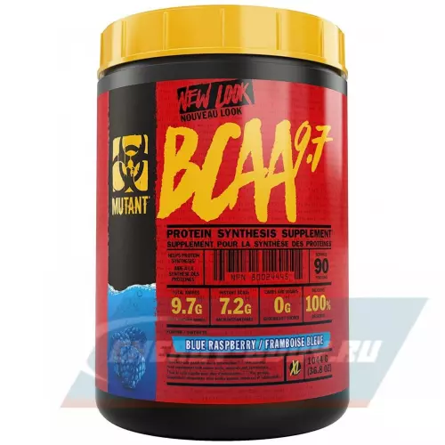 ВСАА Mutant Mutant BCAA 9.7 2:1:1 Ежевика, 1044 г