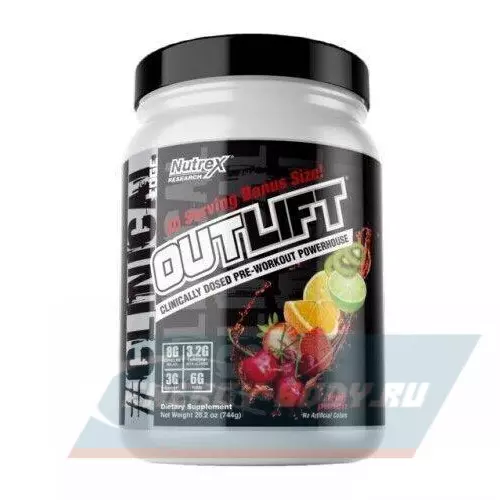 Предтерник NUTREX OutLift Фруктовый пунш, 756 г