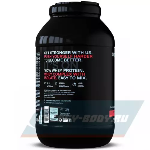  QNT PRIME WHEY Клубника, 908 г