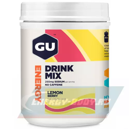  GU ENERGY GU ENERGY DRINK MIX Лимонная ягода, 840 гр.