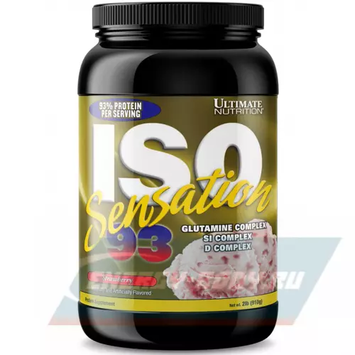  Ultimate Nutrition ISO Sensation 93 Клубника, 910 г