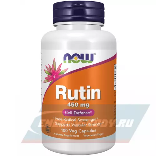  NOW FOODS Rutin 450 mg 100 веган капсул