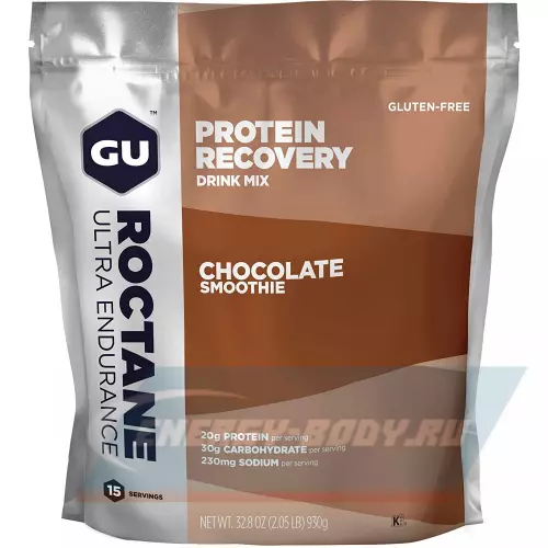 Восстановление GU ENERGY GU RECOVERY DRINK MIX Мягкий шоколад, 930 г