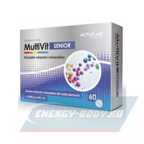 ActivLab MultiVit Senior 60 таблеток