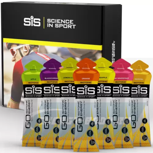 Энергетический гель SCIENCE IN SPORT (SiS) GO Isotonic Energy Gels Pack 7 x 60 мл