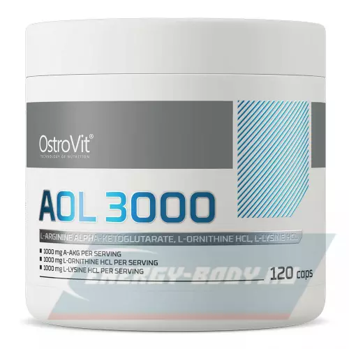 Аминокислотны OstroVit AOL 3000 mg 120 капсул