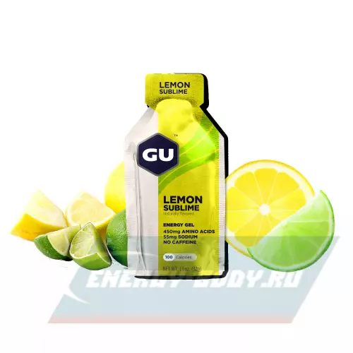 Энергетический гель GU ENERGY GU ORIGINAL ENERGY GEL no caffeine Чистый лимон, 32 г