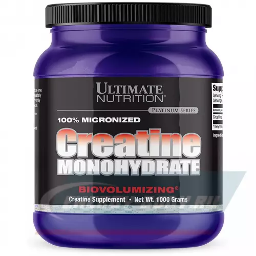  Ultimate Nutrition 100% Micronized Creatine Monohydrate 1000 г