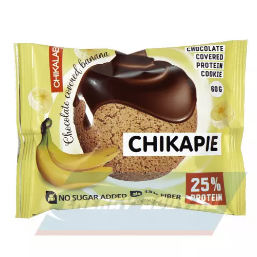 Батончик протеиновый Chikalab ChikaPie Банан в шоколаде, 60 г
