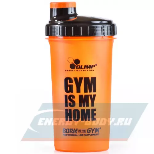  OLIMP Шейкер 700 мл GYM IS MY HOME 700 мл, Оранжевый