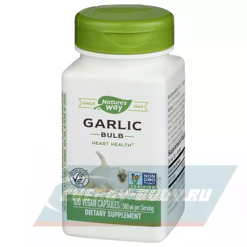  Nature-s Way Garlic Bulb 100 веганских капсул