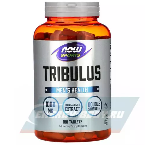  NOW FOODS Tribulus 1000 mg 180 таблеток