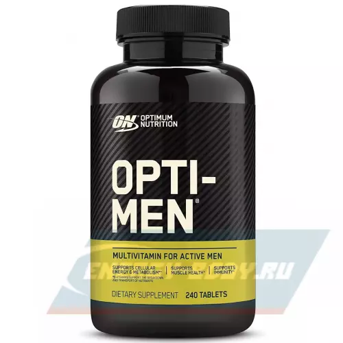  OPTIMUM NUTRITION OPTI-MEN 240 таблеток