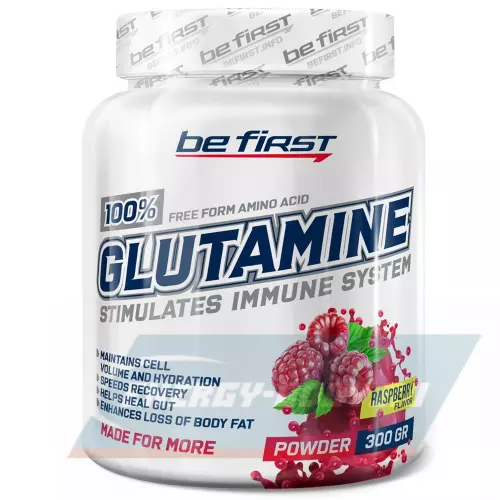 Глютамин Be First Glutamine Powder Малина, 300 г