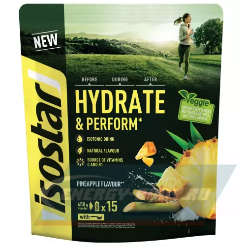  ISOSTAR Hydrate and Perform Powder Ананас, 450 г