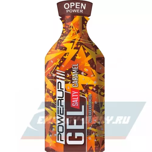 Энергетический гель POWERUP Gel Salty Соленая карамель, 35 г