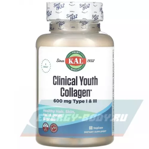 COLLAGEN KAL Clinical Youth Collagen I&III 600 mg 60 капсул