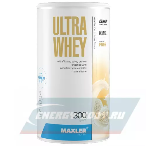  MAXLER Ultra Whey Ванильное мороженное, 300 г