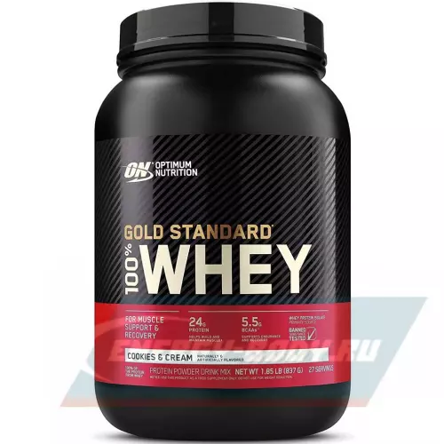  OPTIMUM NUTRITION 100% Whey Gold Standard Печенье крем, 837 г