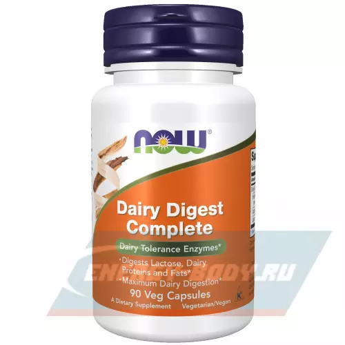  NOW FOODS Dairy Digest Complete 90 веган капсул