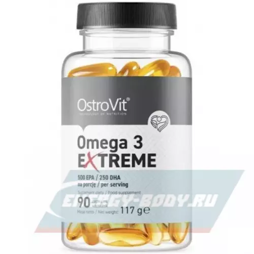 Omega 3 OstroVit Omega 3 Extreme 90 гелевых капсул