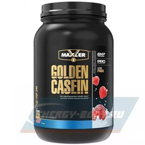  MAXLER Golden Casein Клубничный крем, 907 г