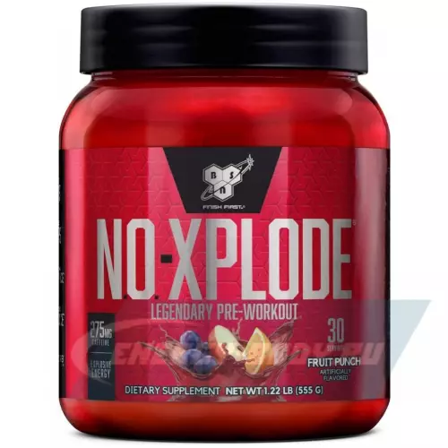 Предтерник BSN NO-XPLODE 3.0 New Фруктовый пунш, 555 г