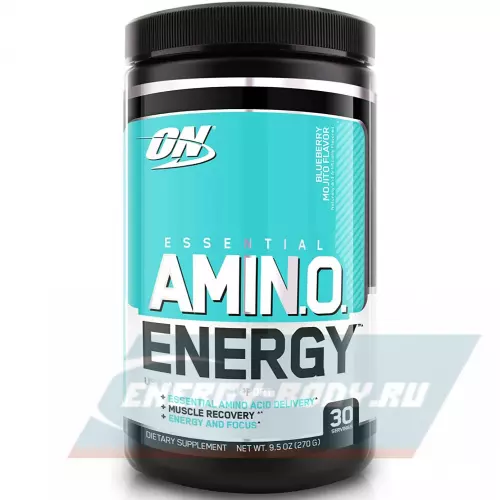 Аминокислотны OPTIMUM NUTRITION Essential Amino Energy Черничный Мохито, 270 г
