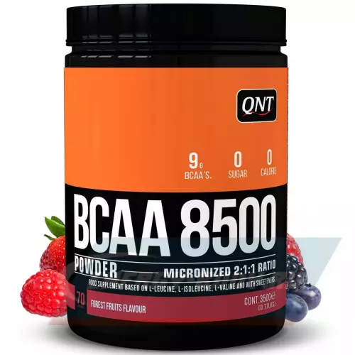 ВСАА QNT BCAA 8500 Powder 2:1:1 Лесные ягоды, 350 г