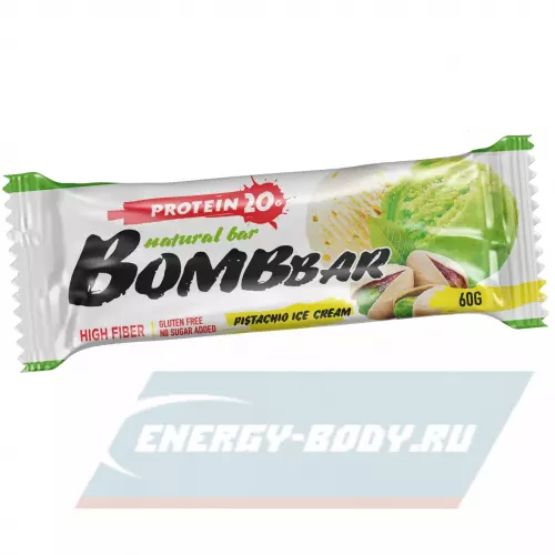 Батончик протеиновый Bombbar Protein Bar Набор №5.6 (перекус 2), 20 x 60 г