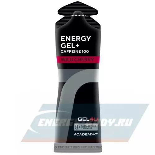 Энергетический гель GEL4U Energy Gel MIX Яблоко, Вишня, 4 x 60 г