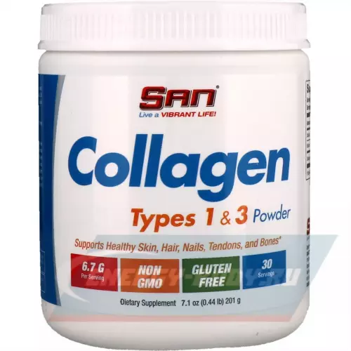 COLLAGEN SAN Collagen Types 1 & 3 Powder 201 г
