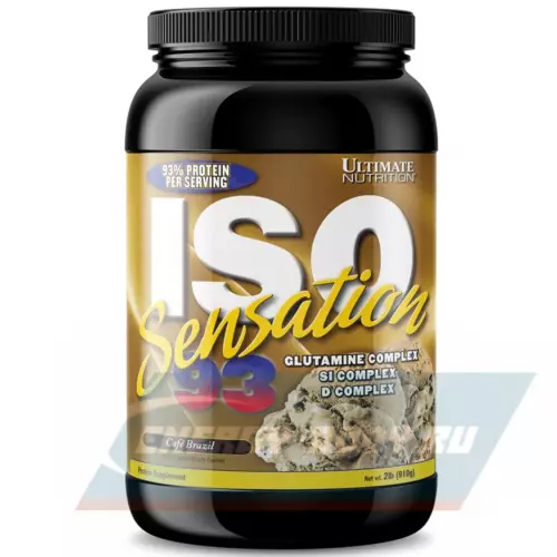  Ultimate Nutrition ISO Sensation 93 Бразильский кофе, 910 г